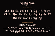 Resty Script, a Script Font by twinstd (Thumbnail 11 of 11)