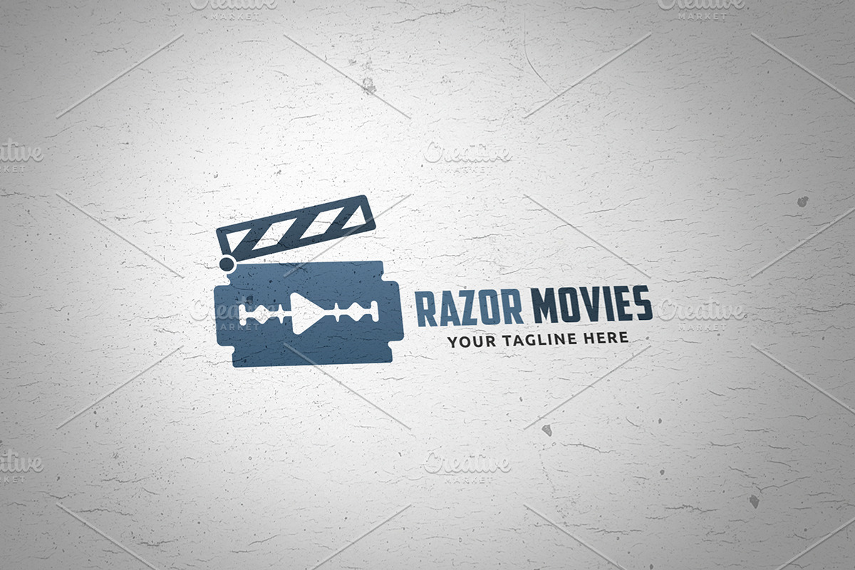 Razor Movies Logo, a Branding & Logo Template by Martin-Jamez (Photo 3 of 3)