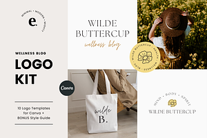Wellness Logos for Canva