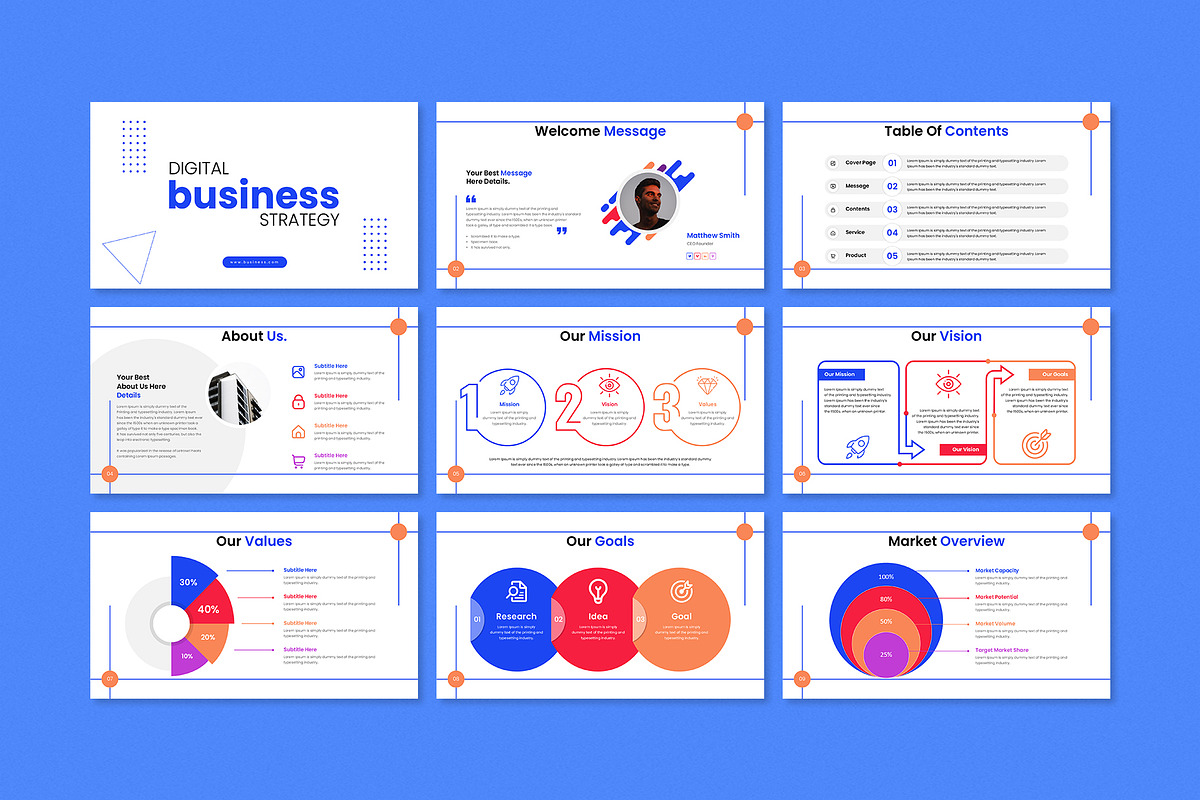Business Strategy PowerPoint preview 2