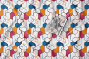 3D Geometric Cube Abstract Pattern, a Pattern Graphic by StudioGlouna (Thumbnail 5 of 9)