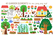Garden clipart, patterns, designs, an Object Graphic by Lexi Claus (Thumbnail 2 of 11)