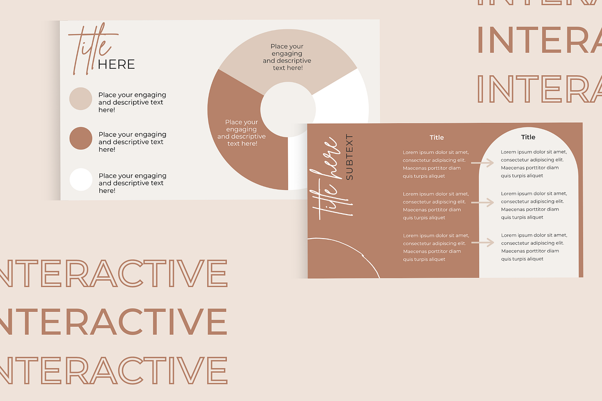 SALE! Boho Slide Deck Templates, a Presentation Template by Marketing Templates Co. (Photo 7 of 15)