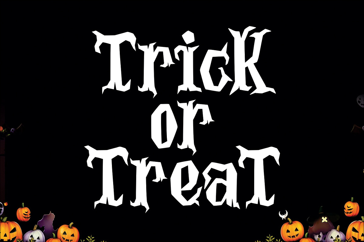 Halloween, a Blackletter Font by Umitype (Photo 7 of 7)