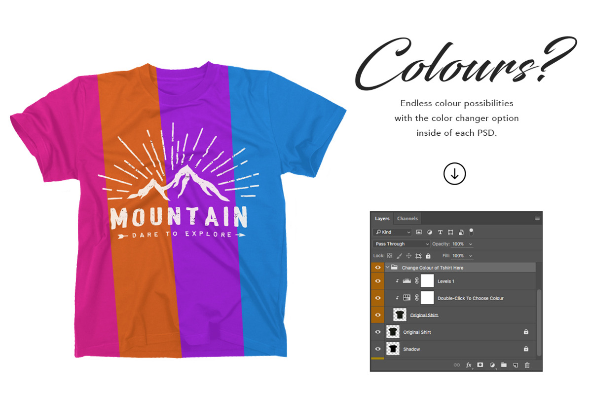 Apparel Mockups + Hero Headers, a Shirt Mockup by Graphic Xtreme (Photo 3 of 9)