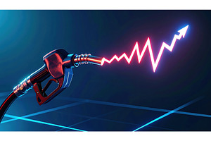 Fuel pump nozzle emitting glowing, a Business Photo by Igor Tichonow