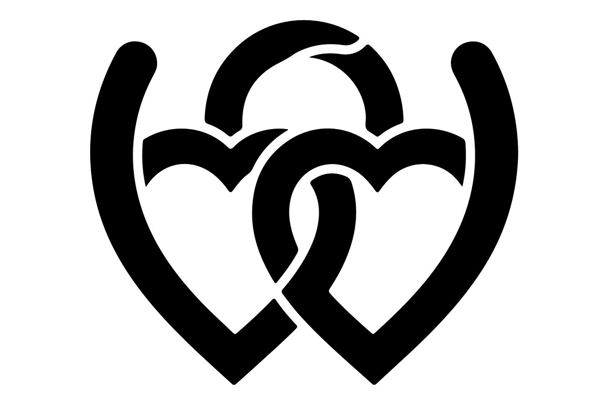 Couple Love Heart Silhouette, an Object Graphic by Gfx_Store (Photo 8 of 16)