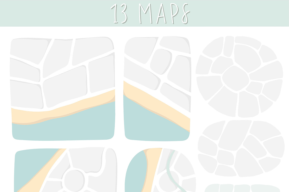 Summer Map & Card Creator clip art, an Animal Illustration by Cute Atelier (Photo 5 of 10)