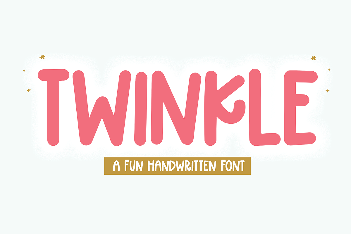 Twinkle | Handwritten Display Font