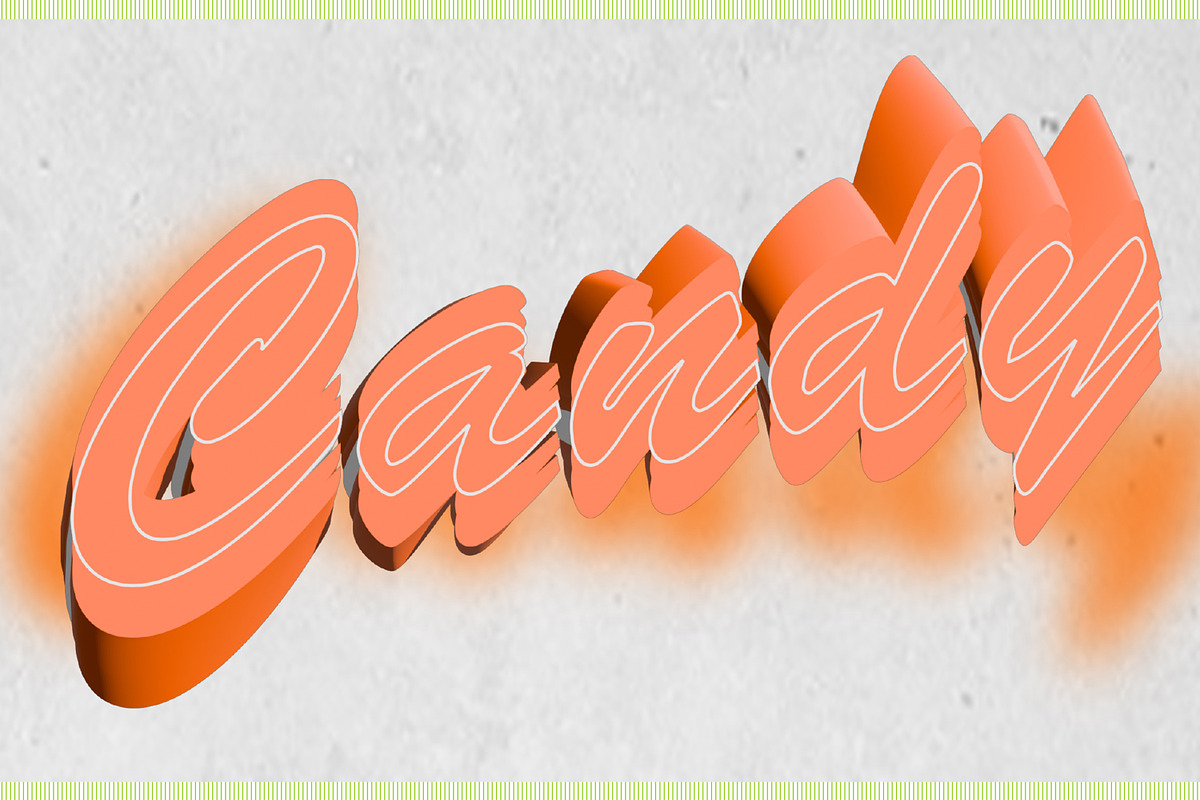 Candy Text Effect, a Layer Style Add-On by CreativeShaper (Photo 2 of 2)