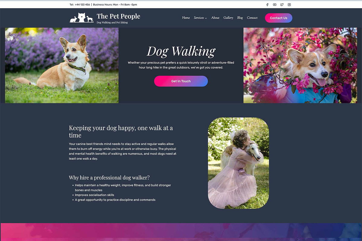 Pet People Wordpress Kadence Theme, a WordPress Template by
