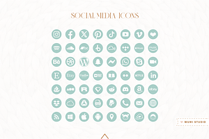 Social Media Icons, a Solid Icon by Wumi Studio