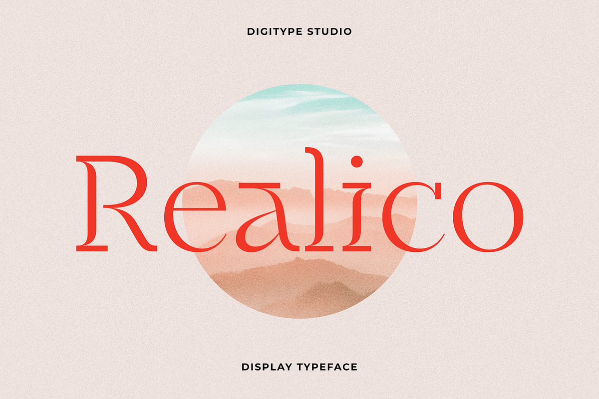 Realico Font, a Font by Digitype Studio (Photo 1 of 10)