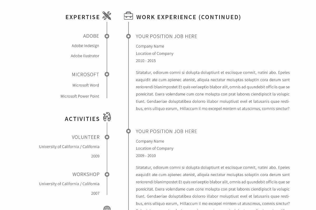 Resume Template / CV, a Resume Template by Peunayah (Photo 6 of 7)