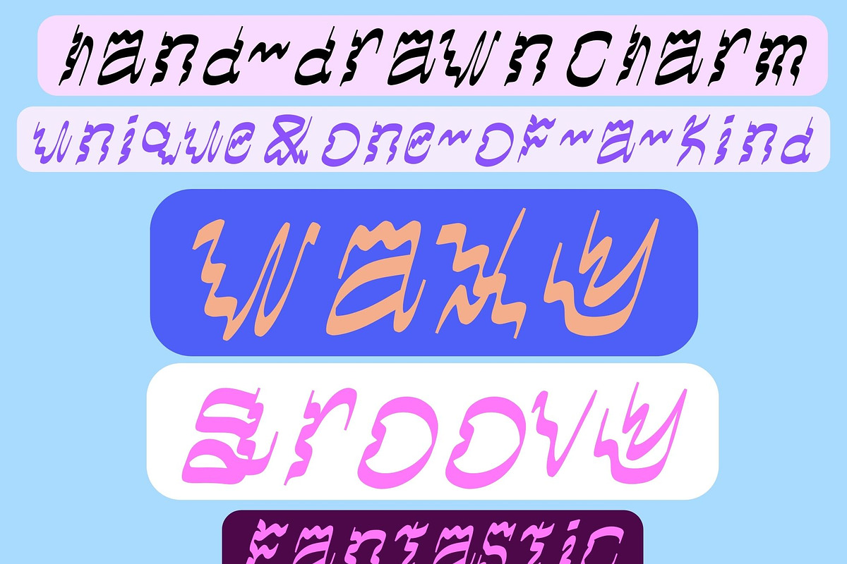 Waxy Love hand drawn Display Font, a Handwritten Font by Eryn Rose Design (Photo 12 of 14)