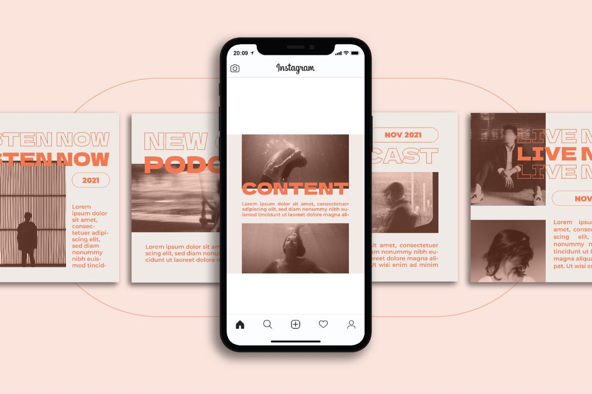 Podcast | Instagram Post, a Social Media Template by Meizzaluna Design (Photo 2 of 4)