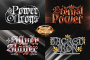 Medieval Gothic Metallic Text Effect, a Layer Style Add-On by Matsero (Thumbnail 3 of 4)