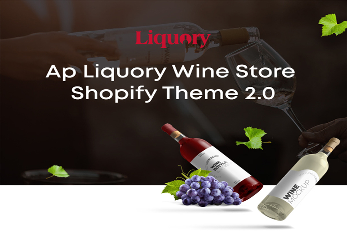 LIQUORY WINE SHOP SHOPIFY THEME, a Landing Page Template by apollotheme (Photo 2 of 9)