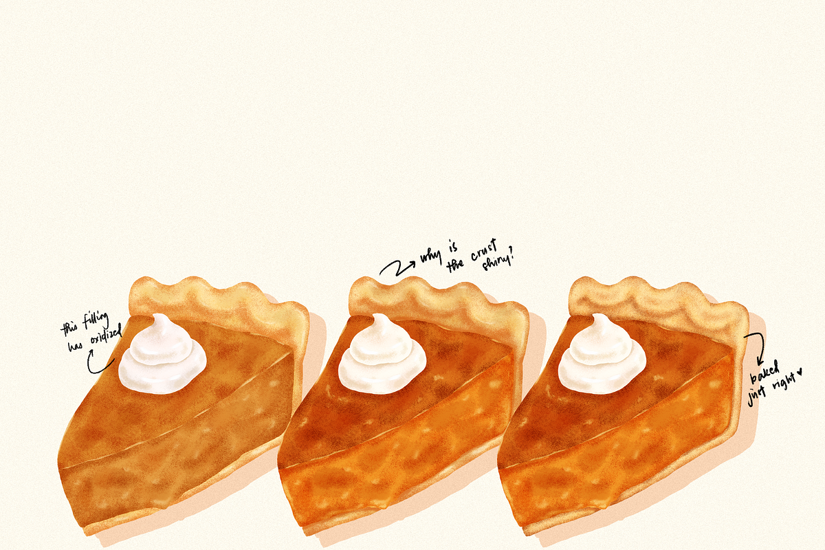 Autumn Thanksgiving pies pattern set, a Food Illustration by Palette Pursuit (Photo 6 of 8)