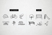 60 Summer Icons, Beach Icons Holiday, an Icon by Hatch Design Workshop (Thumbnail 8 of 10)
