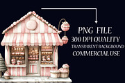 Retro 50's Christmas Clipart, an Illustration by Libby Wishes (Thumbnail 5 of 7)