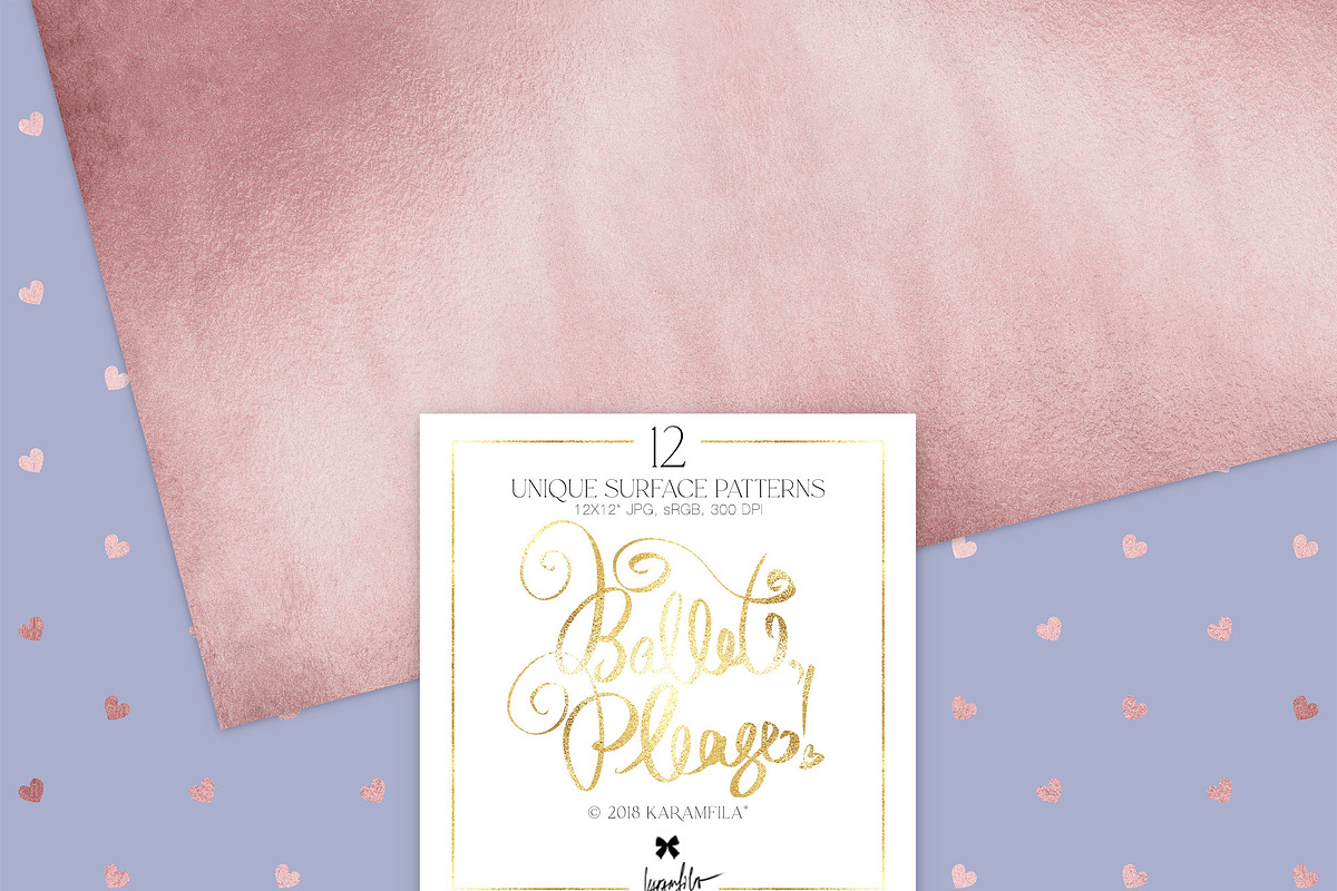 Ballerina Elegant Basics Patterns, a Pattern Graphic by KaramfilaS (Photo 5 of 9)