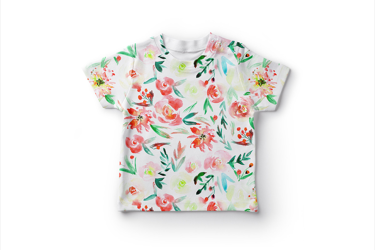 Amore - seamless floral pattern, a Pattern Graphic by Katerina Tova (Photo 6 of 13)