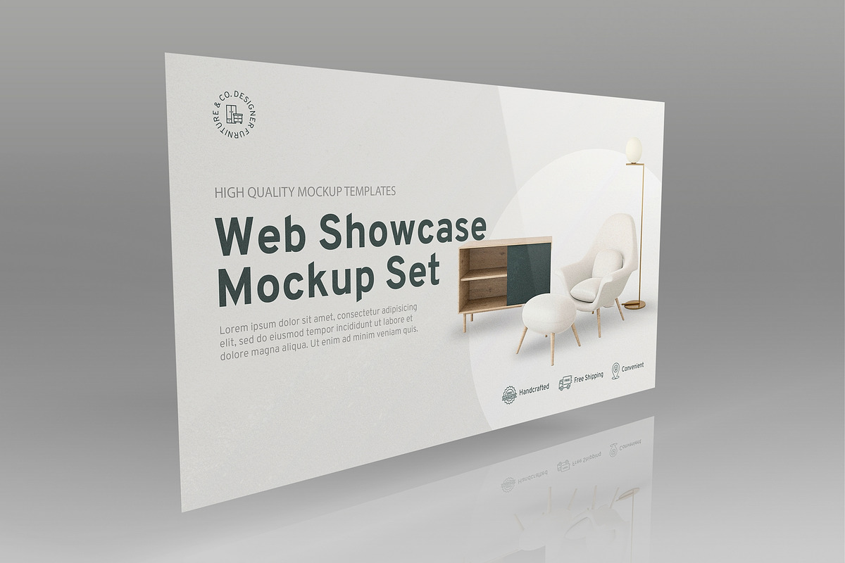 Web Showcase Mockup Set, an Advertising Mockup by MassDream (Photo 3 of 18)