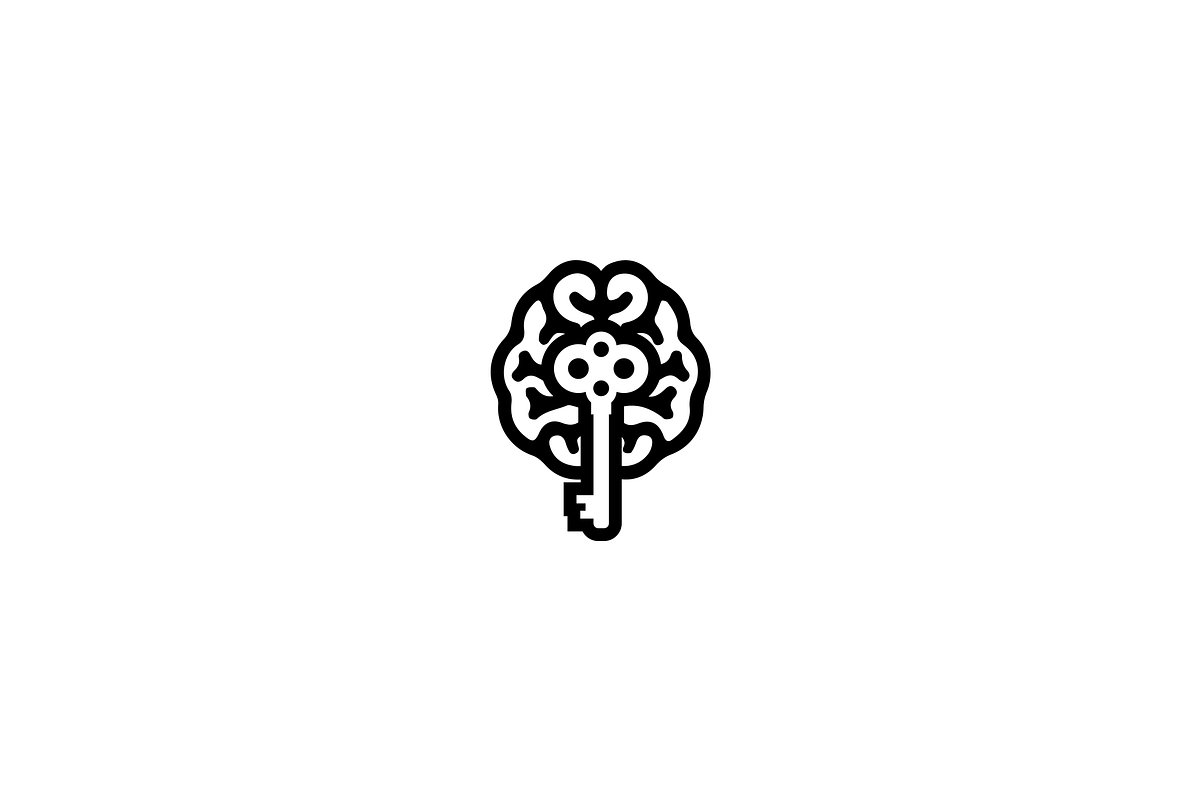 Modern Brain with Key Logo, a Branding & Logo Template by Luxury Logos (Photo 3 of 4)