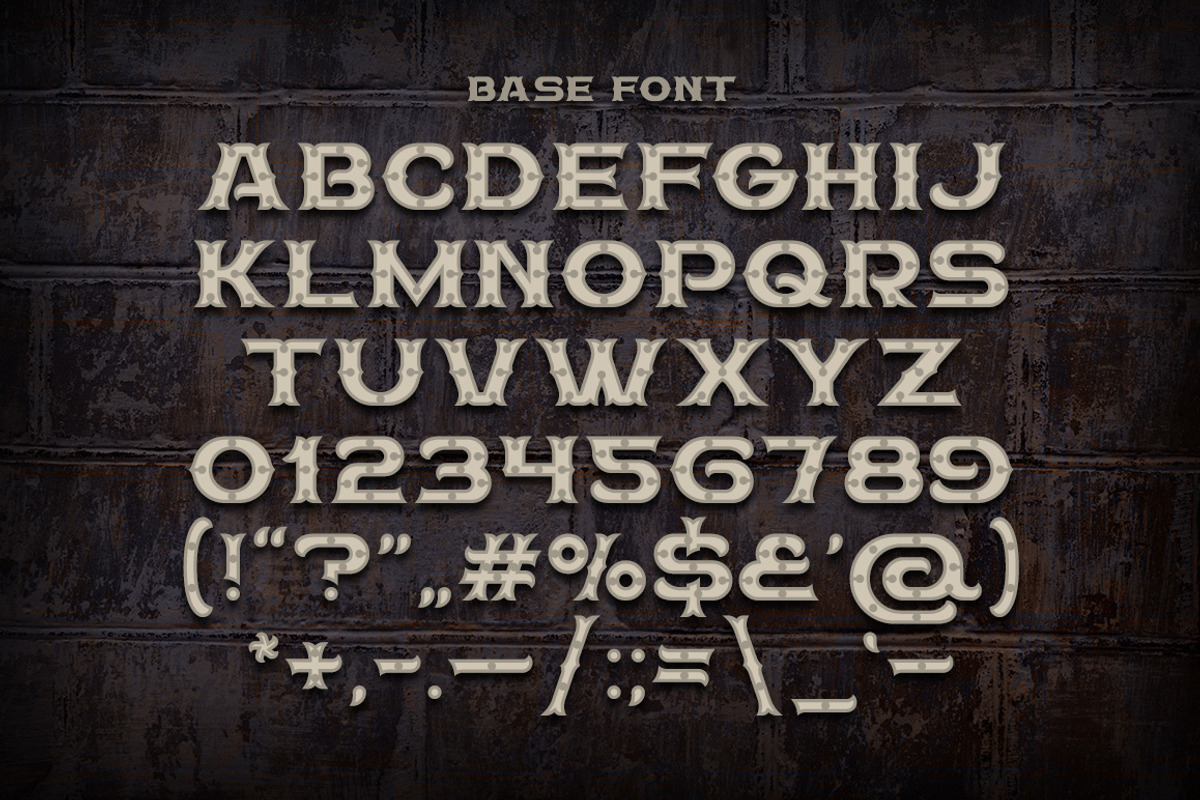 BIG City Light font preview 4