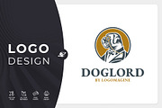 Dog Lord Logo Template, a Branding & Logo Template by LOGOMAGINE (Thumbnail 1 of 16)