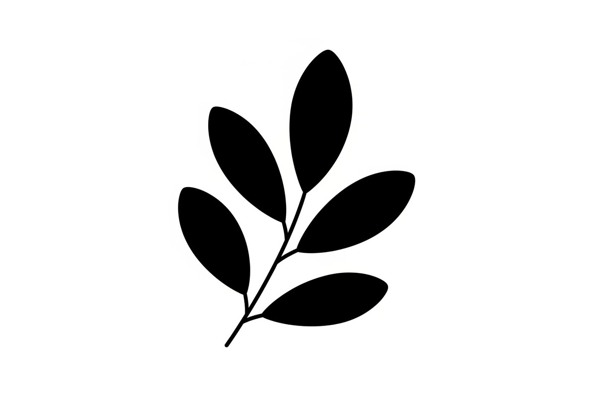 Botanical Leaf Silhouette Bundle, an Illustration by Creativeshirt (Photo 15 of 51)
