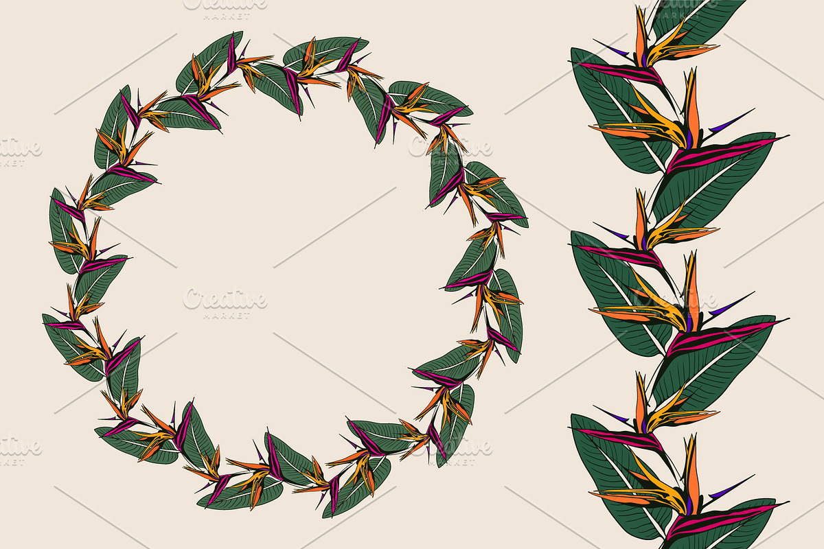 Tropical Flower Seamless Pattern, a Pattern Graphic by Plaid4You (Photo 4 of 17)