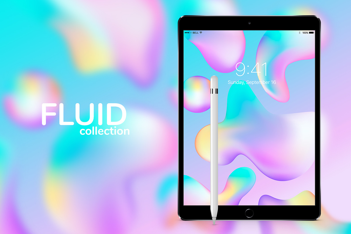 Crazy fluid gradients collection, a Texture Graphic by VitalexStudio (Photo 9 of 16)