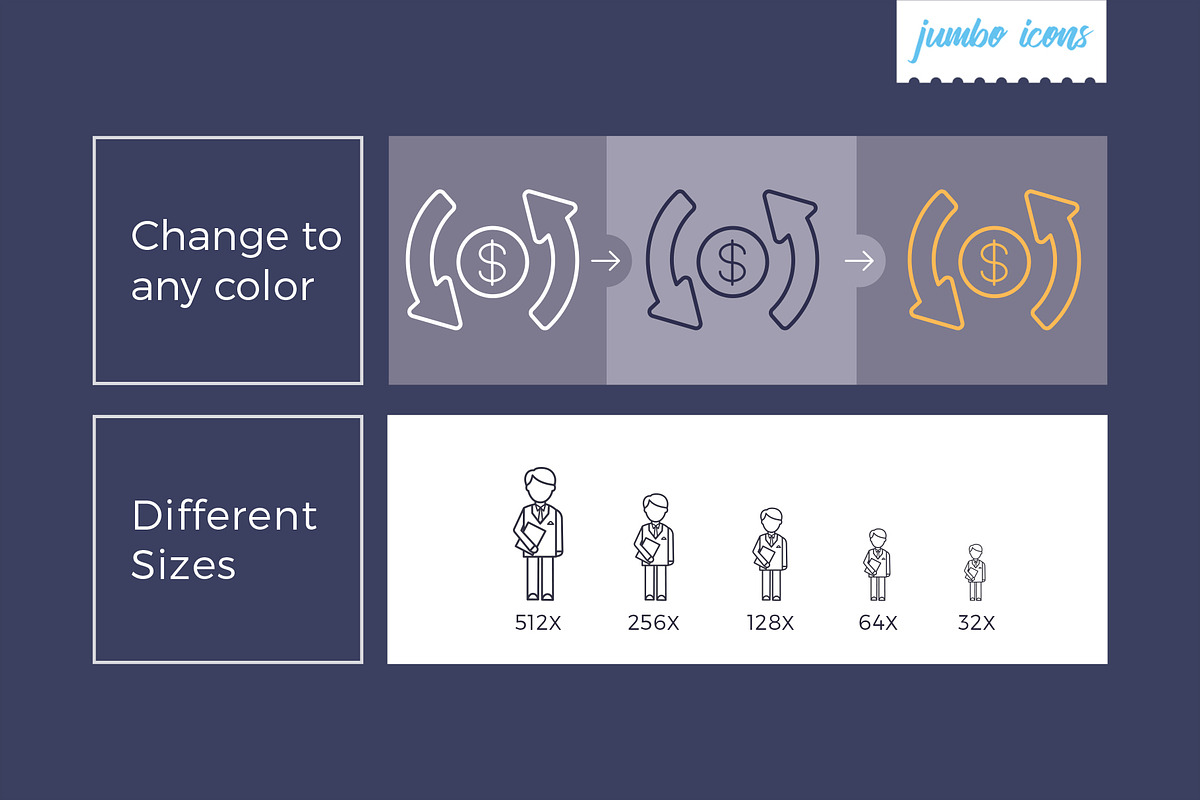 Business Line Vector Icons V2, an Outline Icon by Jumbo Icons (Photo 3 of 5)