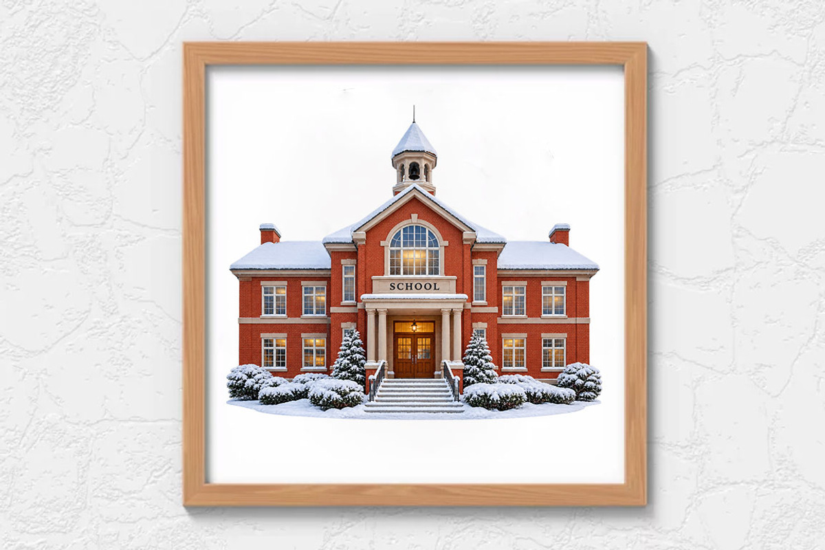 Winter Shop Buildings Clipart Bundle, an Object Graphic by FiveStarCrafting (Photo 10 of 13)