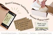 Chic Thank You Cards Templates, a Card Template by Hell Yeah Designs (Thumbnail 6 of 6)