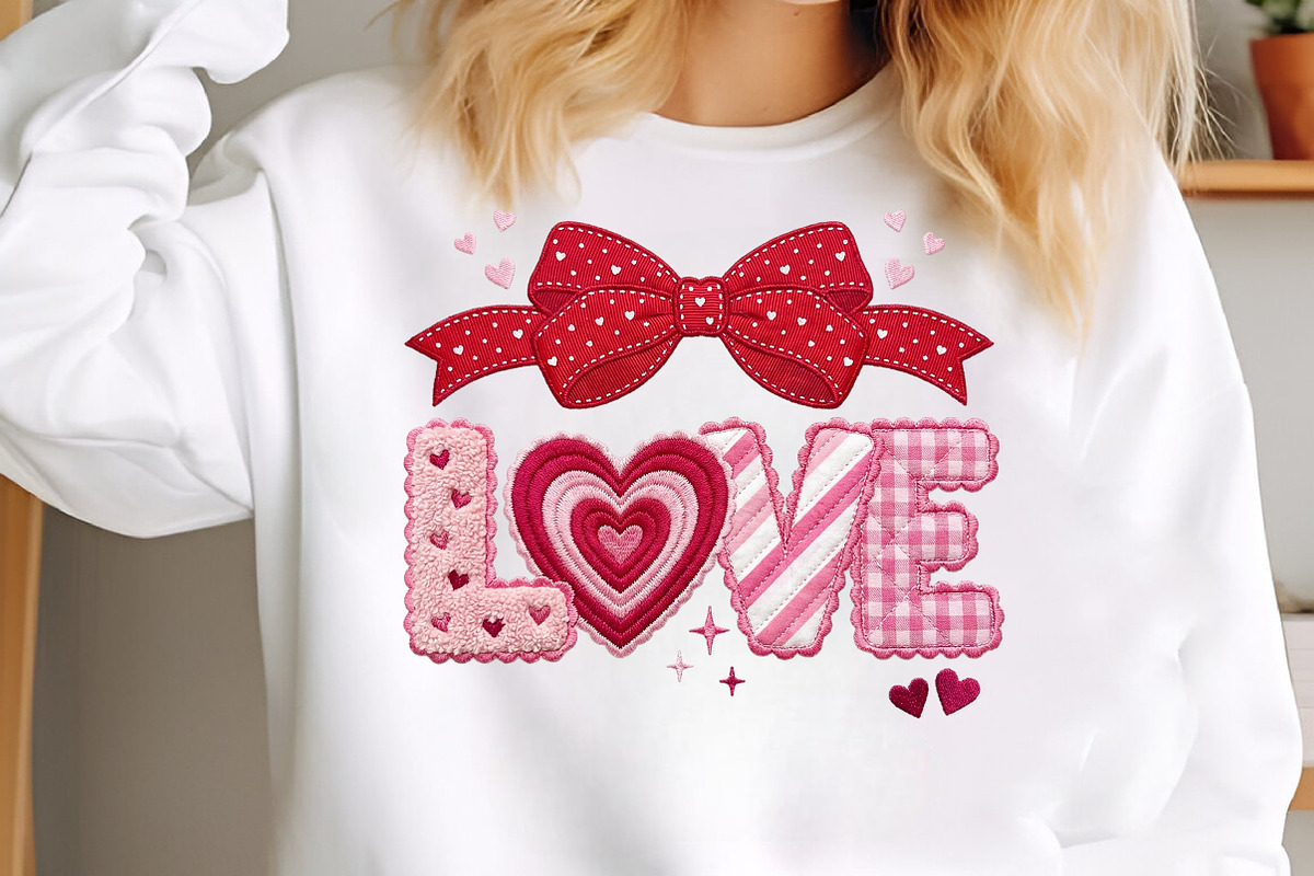 Glitter Crochet Yarn Valentine Png, an Illustration by Craft Nest (Photo 5 of 5)