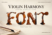 Violin Harmony Font, a Serif Font by Handmadefont (Thumbnail 15 of 15)