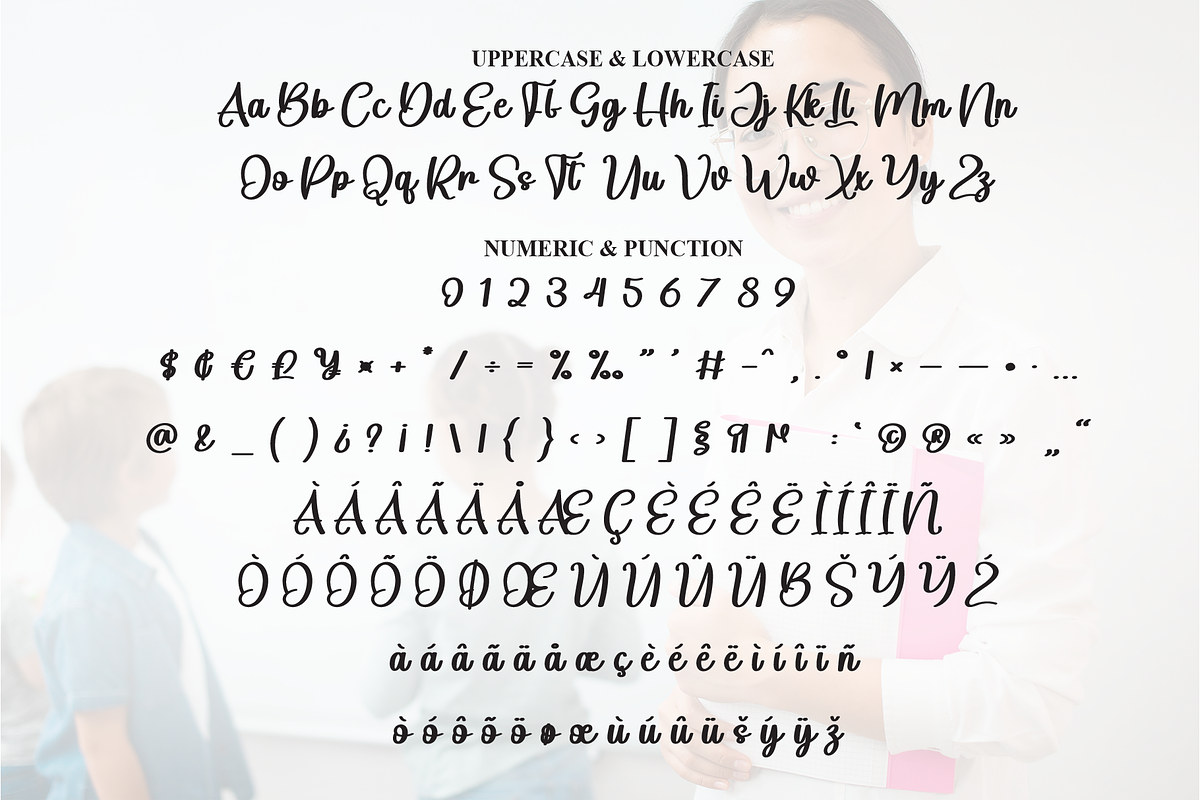 Teacher | Script Font, a Handwritten Font by Scratchones (Photo 7 of 9)