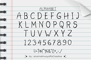 Premium Notes - Handwritten Font, a Handwritten Font by KiddoGlyphs Studio (Thumbnail 4 of 4)