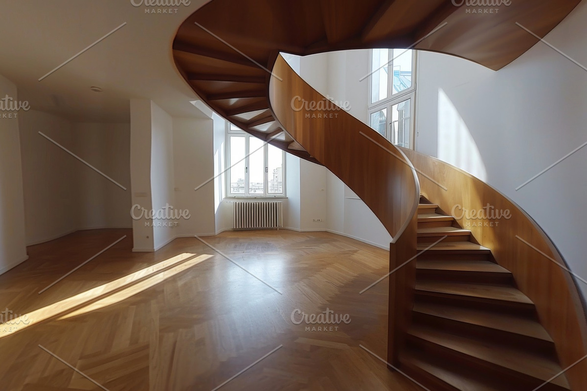 69 Spiral wooden staircases, an Architecture Photo by Handmadefont (Photo 37 of 73)