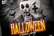 Halloween Party Flyer, a Flyer Template by creative-mint (Thumbnail 4 of 5)