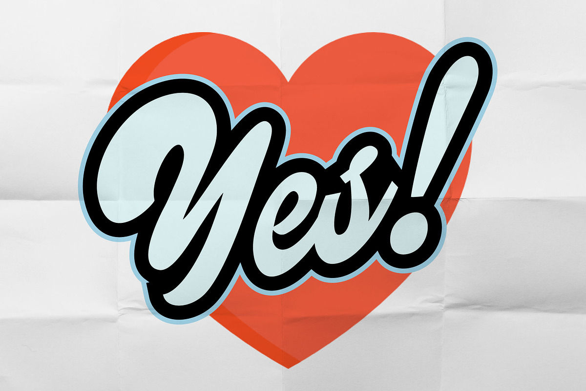 Slash Mash, Script Font, a Script Font by Andfonts (Photo 1 of 7)