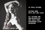 Monochrome Set of Photoshop Actions preview 2