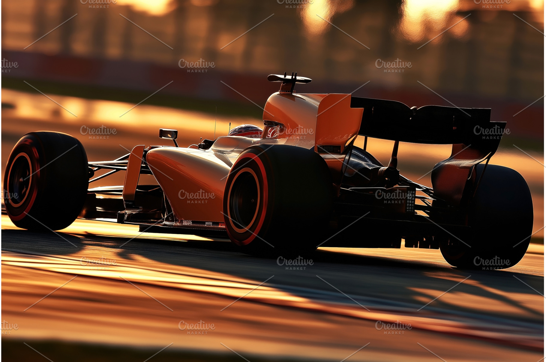 Close-up of a Formula 1 car racing, a Transportation Photo by Sergey Kotenev