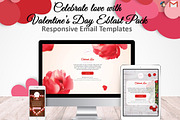 3 Valentine's Day Email Templates, an Email Template by Khryna Designs (Thumbnail 1 of 4)