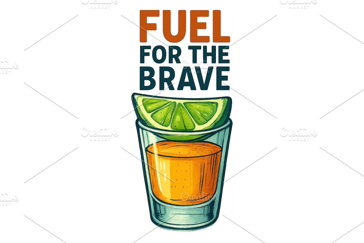 Fuel for the Brave Tequila Shot, a Background Graphic by LaseredNinja (Photo 1 of 7)