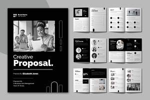 Creative Proposal Template, a Stationery Template by ContestDesign