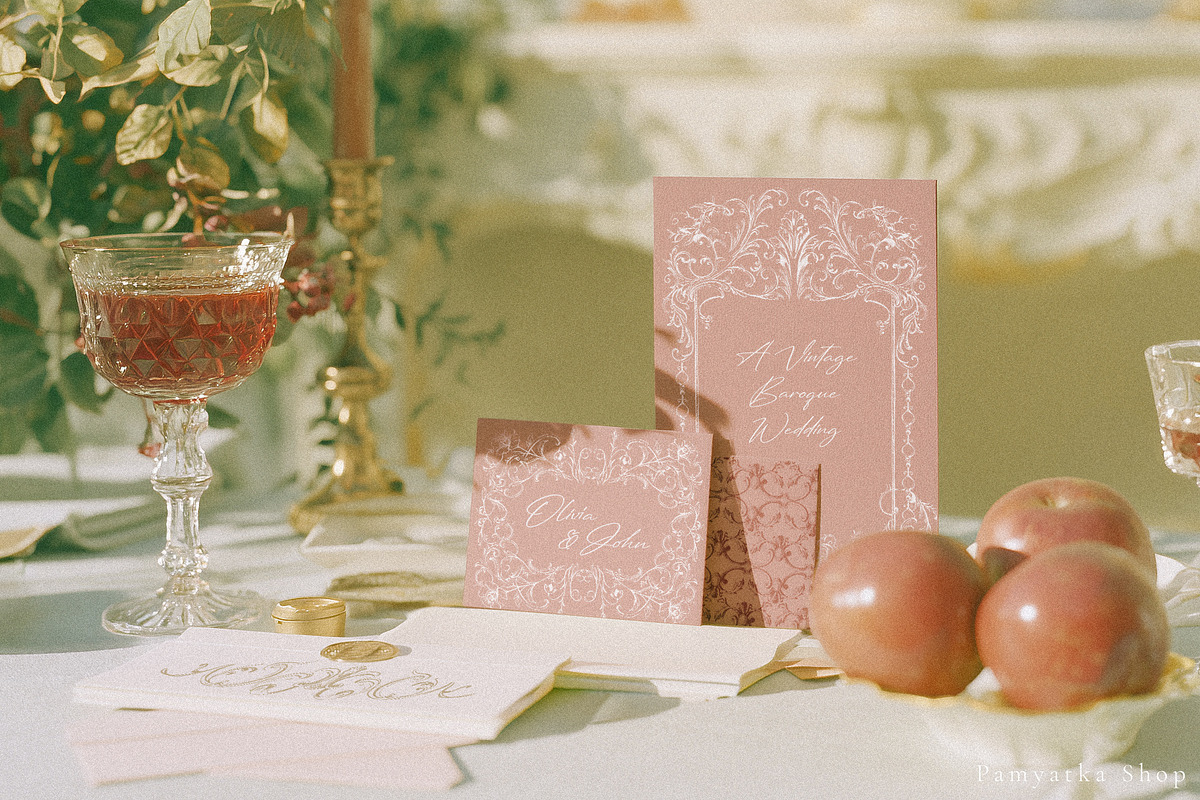 The Baroque Era- Vintage Vector set, a Decorative Illustration by Pamyatka Shop (Photo 6 of 23)